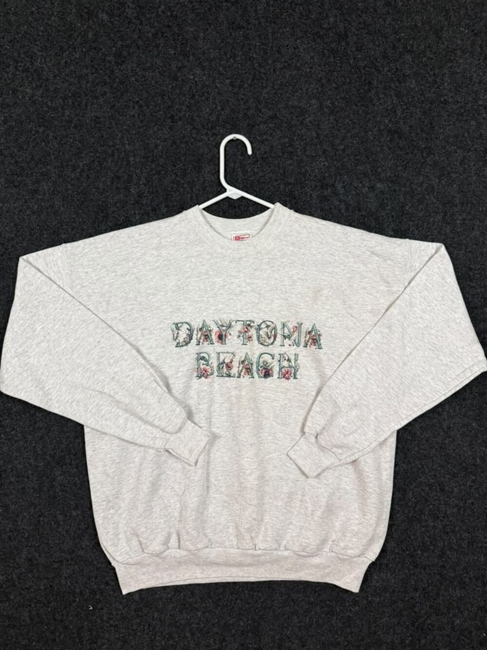 Vintage Hanes Union Made Crewneck Sweatshirt Men's XL Gray USA Graphic